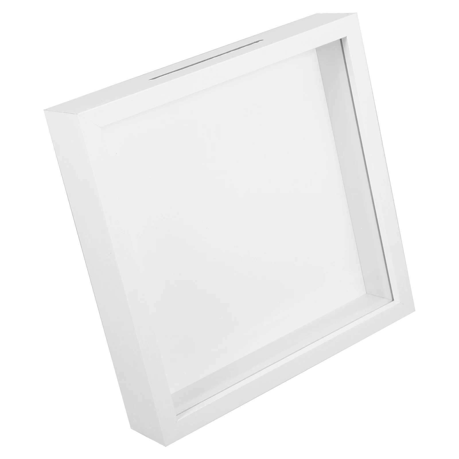 

Creative Money Saving Box Photo Frame Compact Display Case Coin Bank Multipurpose Storage Organizer Tickets Recipes Keepsakes