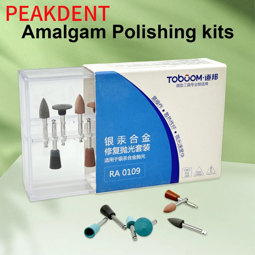RA0309 Dental Resin Sanding Polishing Kit Teeth Polisher for Low-speed Machine Composite Polishing Brush Dental Lab Tools