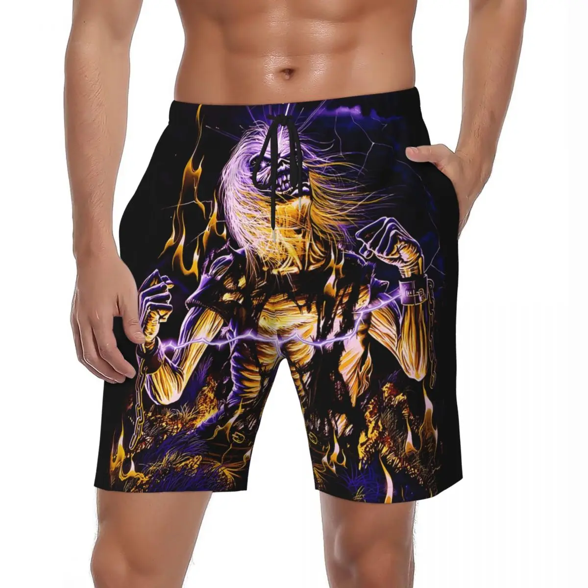 

Classic Vintage Horror Skull 3D Board Shorts Summer Cool Sportswear Beach Short Pants Men Quick Dry Casual Oversize Swim Trunks