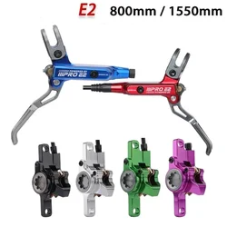 2 Piston Bicycle Hydraulic Disc Brake MTB Brake Caliper IIIPRO E2 Mountain Bike Brake Oil Pressure 800/1550mm Front Rear