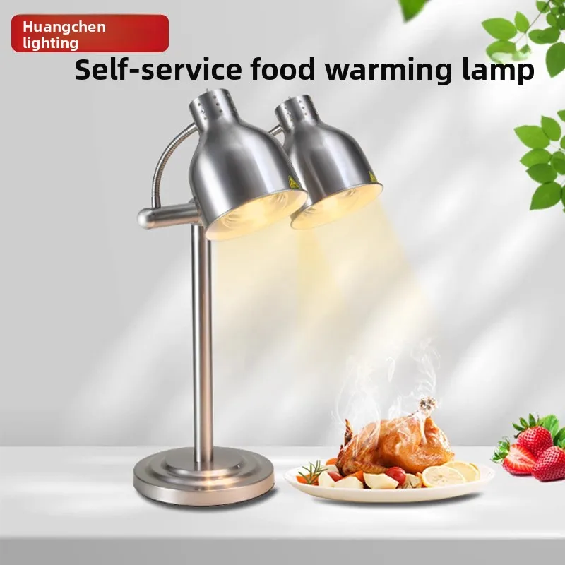 Marble Buffet Food Insulation Light Hotel Restaurant Catering Barbecue Warm Vegetable Heating Food Commercial Warm Food Light view 3
