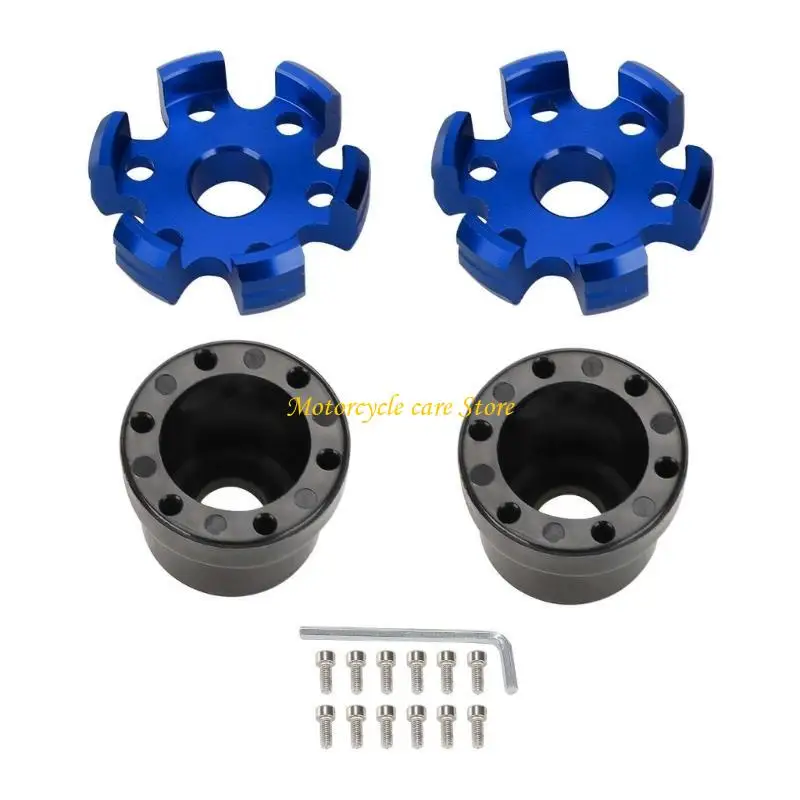 U75F 2pcs Wheel Crash Protector Motorcycle Frame Slider Culted Scooters Accessori