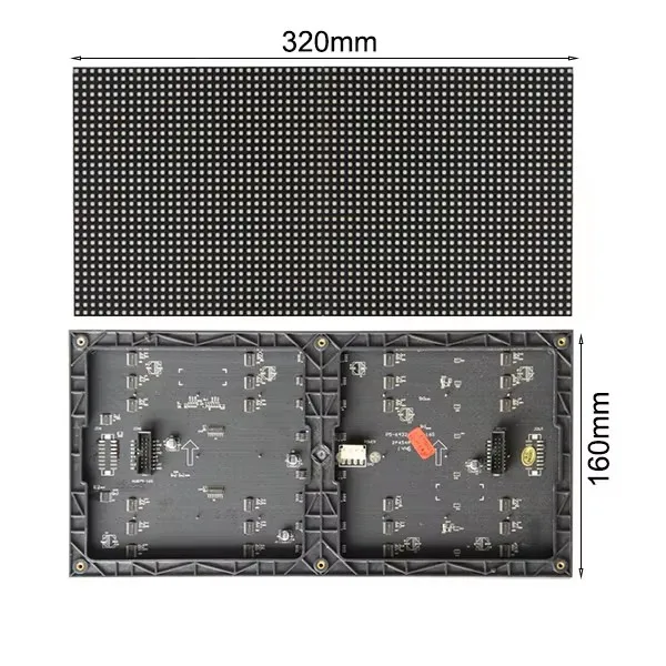 Módulo de exibição LED interno SMD2121 P5 320x160mm 16S Módulo LED para tela LED