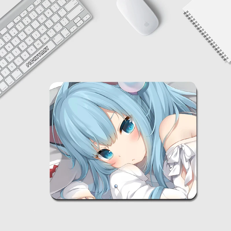 Lovely Small Mouse Pad, XS Mousepad, Borracha De Design, Little Girl Desk Mat, Esteira De Escritório, 18x22cm