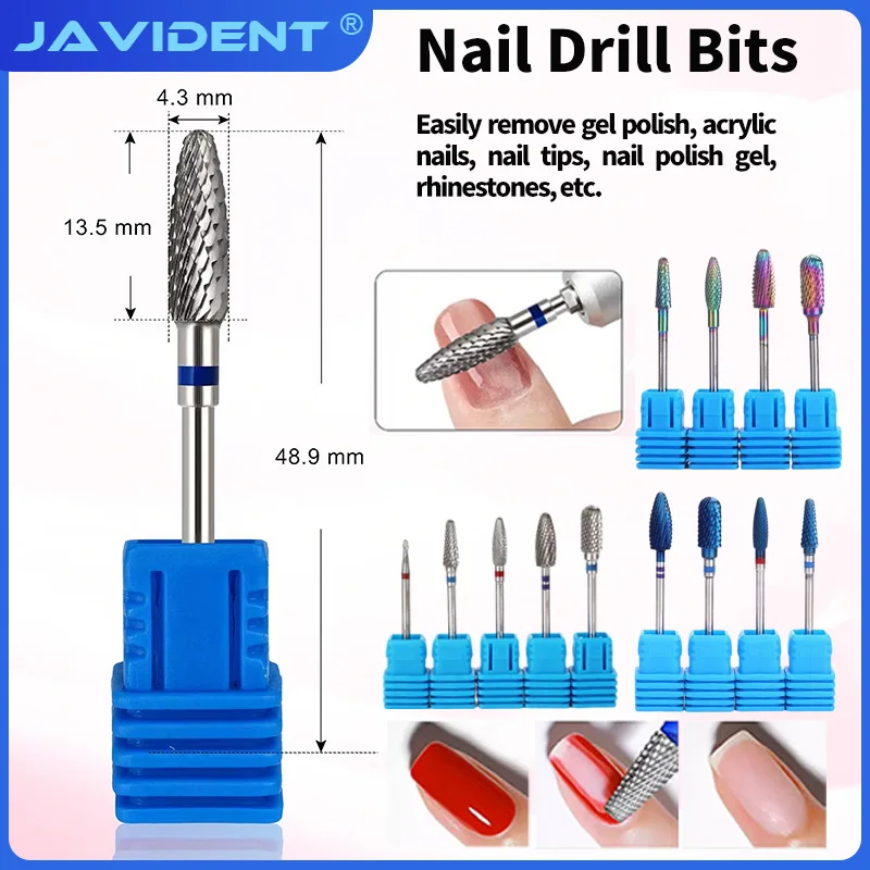 5Pcs Low Speed Tungsten Steel Grinding Heads for Dental Prosthetics Grinding and Polishing Tungsten Steel Heads for Metal
