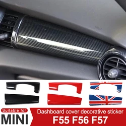 MINI ONE Cooper S JCW F55 F56 F57 자동차 대시 보드 장식 스티커 보호 커버 자동차 인테리어 수정 액세서리