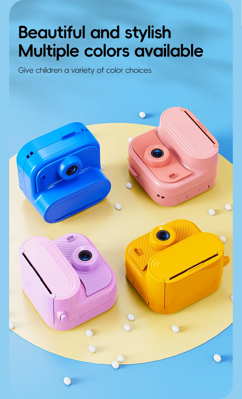 DIY Instant Print Kamera 48MP Kleinkind Kamera Instantanea 1080P HD Kinder Kamera Alter 3-12 Spielzeug Kameras Weihnachtsgeschenke für Kinder – Detail 11