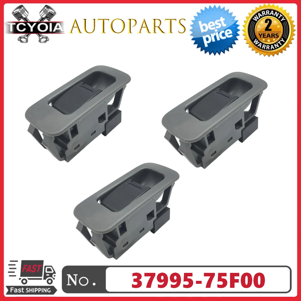 

Кнопка включения управления окном для Suzuki Grand Vitara Grey-OE: 37995-75F00-P4Z 3799575F00P4Z 3799575F00T01 37995-75F00-T01