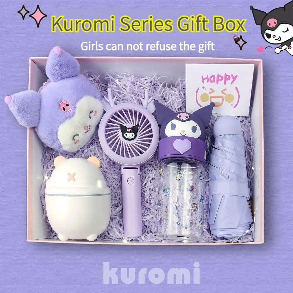 

Праздничный подарок на день рождения Sanrio Kuromi, набор для студентов и канцелярских принадлежностей, высококачественный подарок с сюрпризом для подруги, рождественские детские товары, Новинка