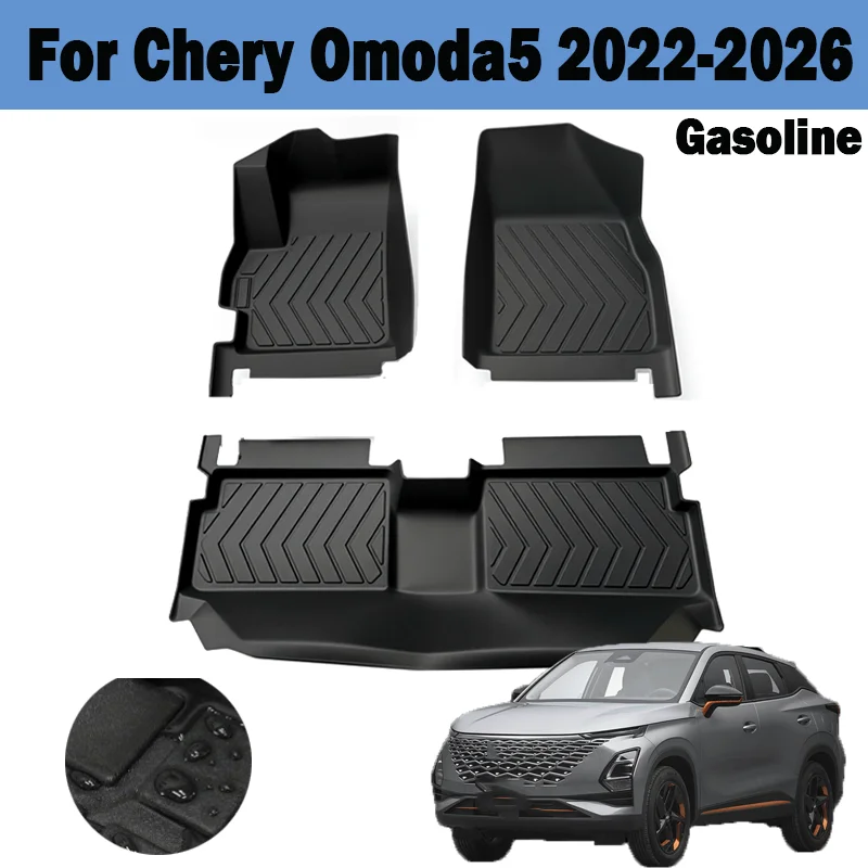 

For Chery Omoda 5 (Gasoline) 2022-2026 Floor Mats Left Hand Drive Car Floor Mats |Cargo Liner Mat Trunk Mat