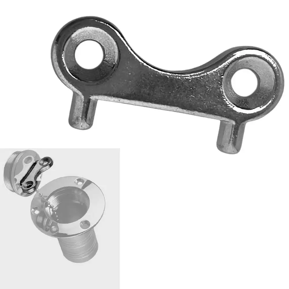 Llave de tapa de combustible de acero inoxidable 316 para barco/yate, llave de llenado de cubierta, cerradura de tapa de tanque de combustible para RV, llave de tapa de gasolina de alta resistencia, accesorio para barco