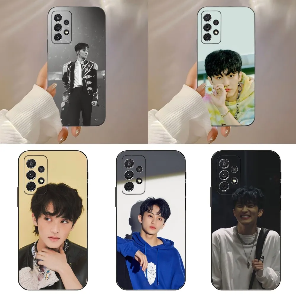 M-Mark L-Lee Kpop Phone Case For Samsung Galaxy A91,A80,A73,A72 ,A71,A53A52,A32 ,A31A22,A21s,A20,Black Cover