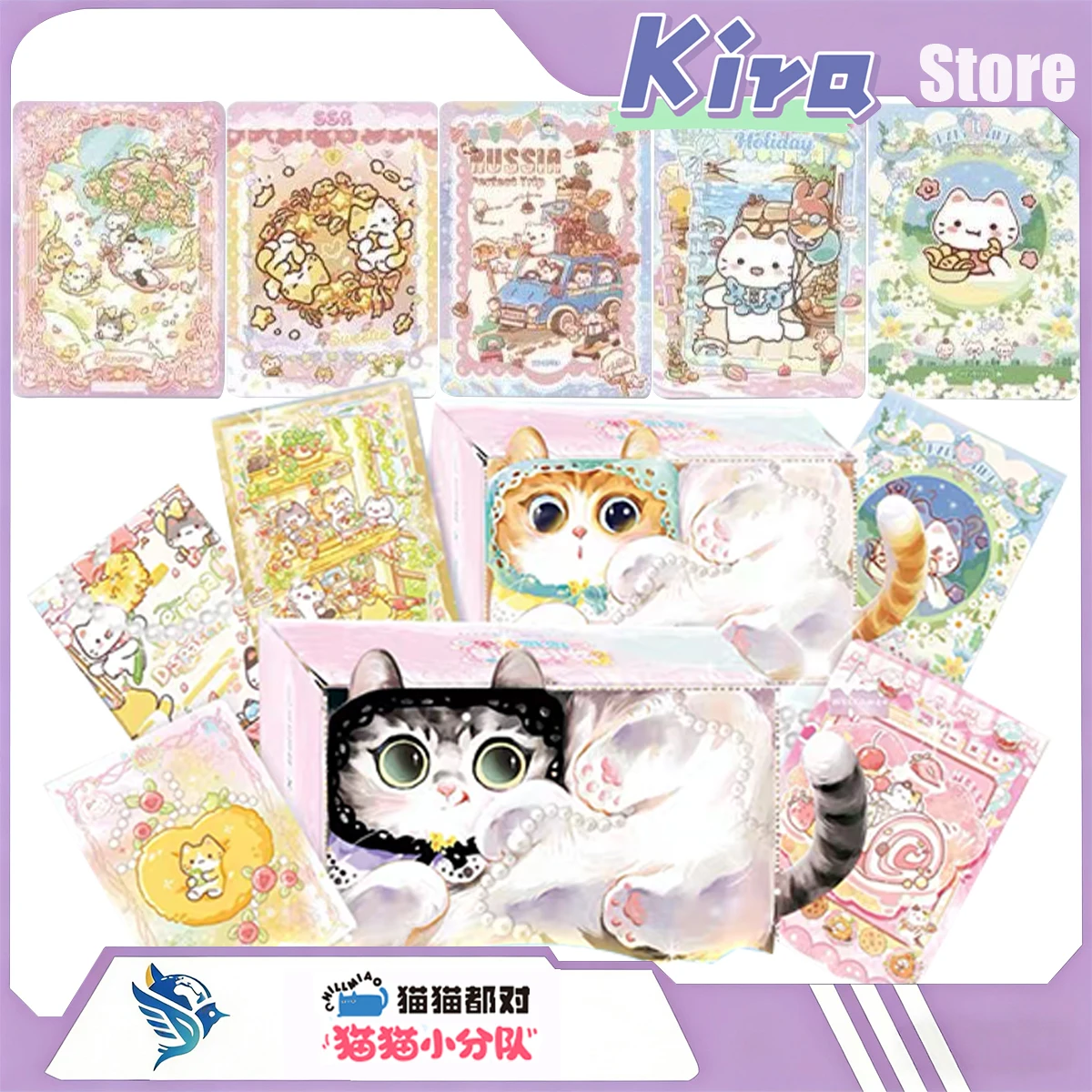 新品-正規品-maomao-is-all-about-cat-squad-キュートペイントテールズ-猫の妖精物語-デラックスコレクタブルカード-vol1-キュートキャットトレーディングカード