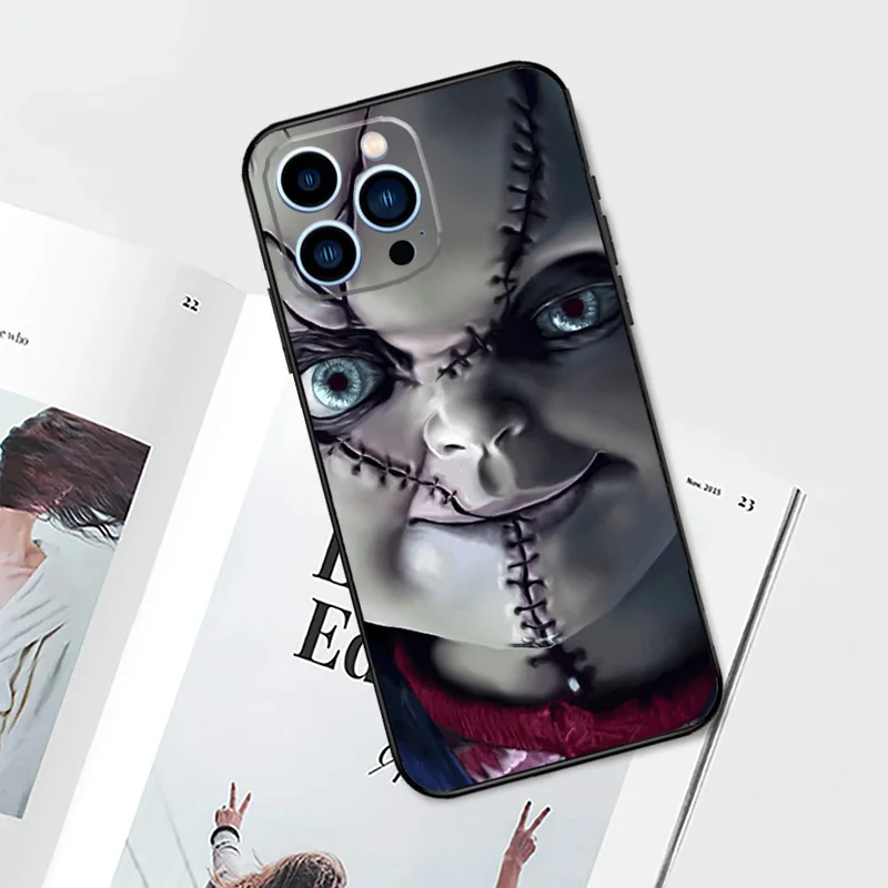 Chucky Doll Horror Movie Case For iPhone 17 Pro Max 14 13 12 11 15 16 Pro Max mini 15 Plus 16e 17 Air Phone Cover view 2