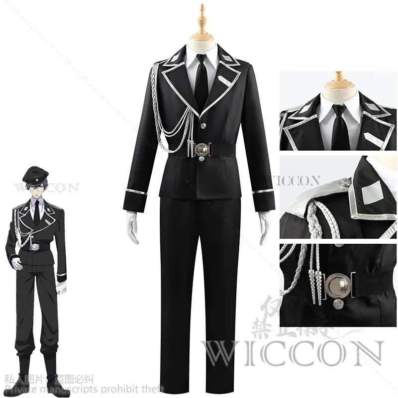 AAA 2025 Anime Sweet Punishment Cos Myojin Aki Black Amai Choubatsu Roleplaying DK Uniform Halloween Cosplay For