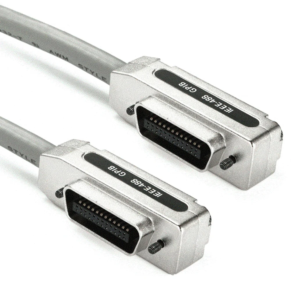 Cable de datos IE488 Gpib de 2M, Terminal de Cable de transmisión de comunicación de grado Industrial, Cable de Control Industrial Pci