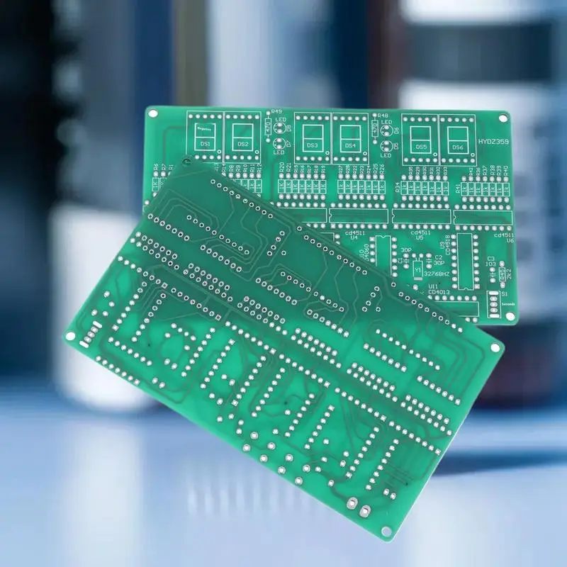 مجموعة ممارسة لحام الساعة المنبه DIY مكونة من 6 أرقام مجموعة ساعات ذاتية الصنع وقت العرض التلقائي للطلاب والمفصليين