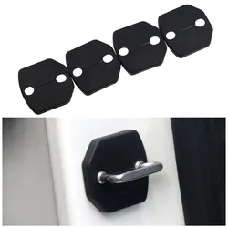 Car Door Lock Cover for Ford Kuga Escape Focus 3 4 MK3 MK4 Fiesta Mondeo Fusion Everest Protection Sticker Acc.