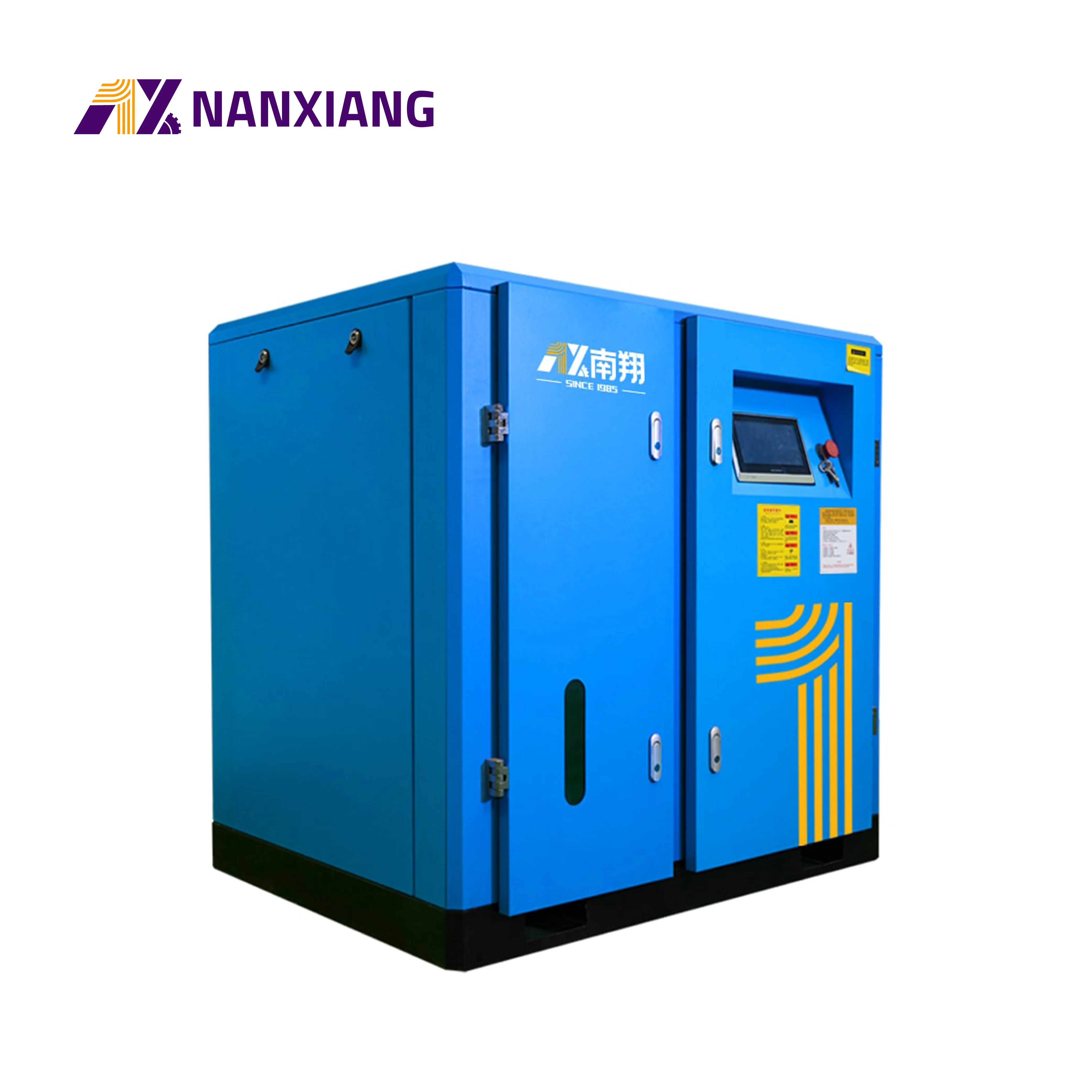 Nanxiang Factory Screw Air Compressor 22kw Electric Fixed Speed Screw Air Compressor 13bar 10 Bar 8Bar Rotary Screw Compressor