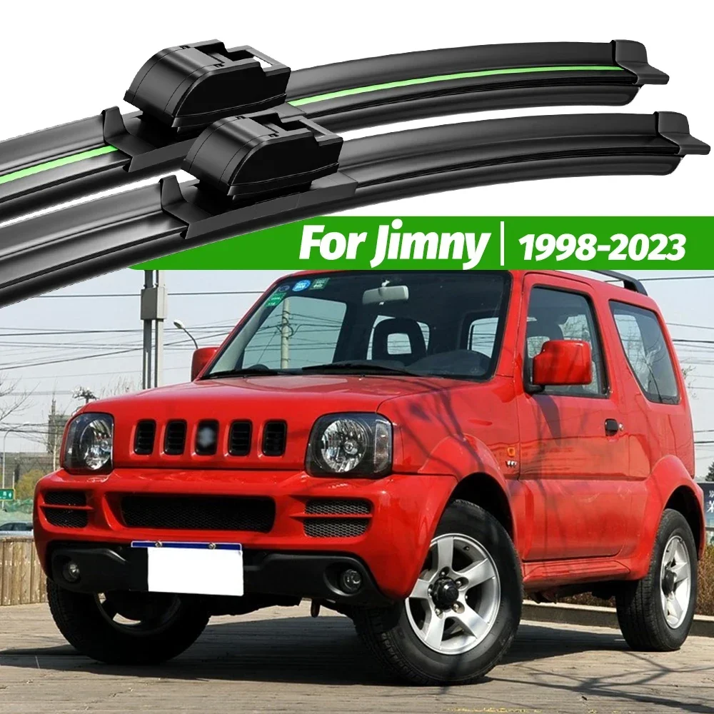 

For Suzuki Jimny JB23 JB43 JB33 JB53 JB74 JB64 Sierra 1998-2023 2pcs Front Windshield Wiper Blades 2018 Windscreen Accessories