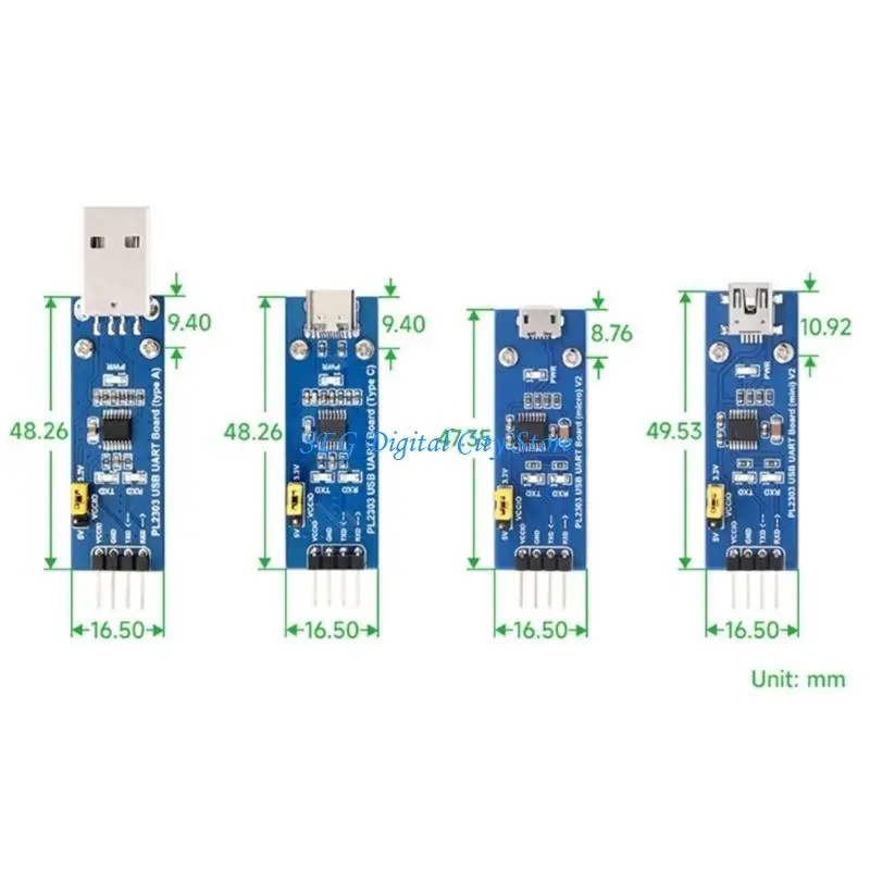U75B USB do TTL TTL Moduł komunikacyjny UART MICRO USB/MINI USB/Type A/Type C