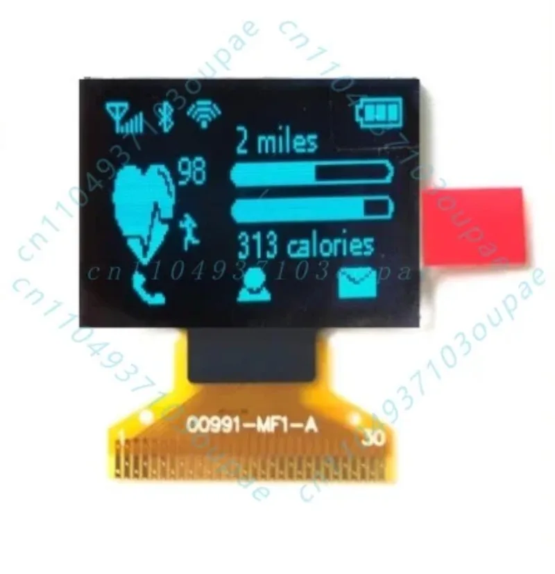 5Pcs 0.96 inch blue OLED horizontal screen high definition display resolution 128X64 low power display
