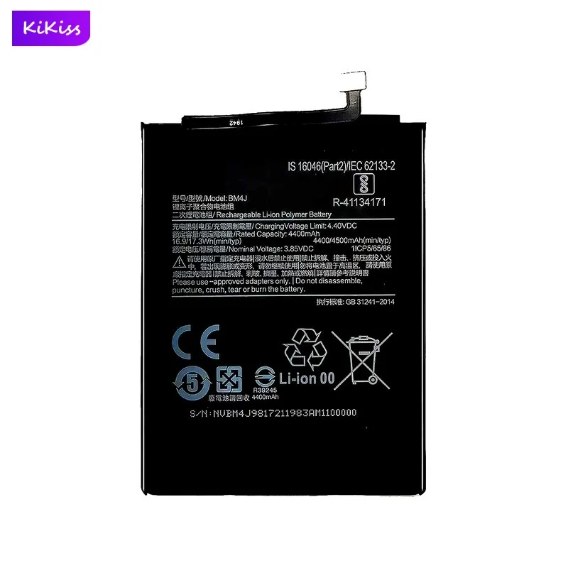 BM4J Mobile Phone Battery For Xiaomi Redmi Note 8 Pro Note8 Pro 4500mAh Real Capacity