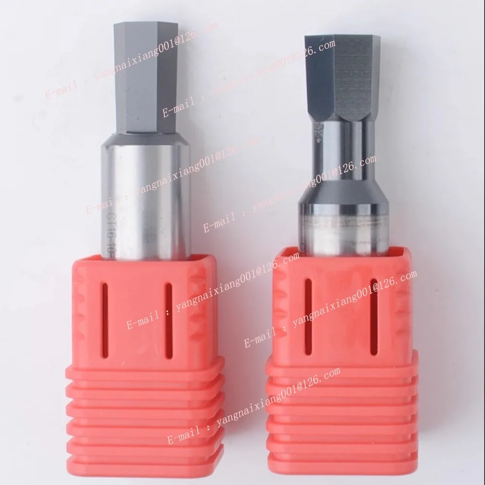 CT08 CT12 CT16 SKH-51 HSS-TiCN Rotary Broaching Tool Punching Cutter 8mm 12mm 16mm Shank Inner Hexagon for Lathe