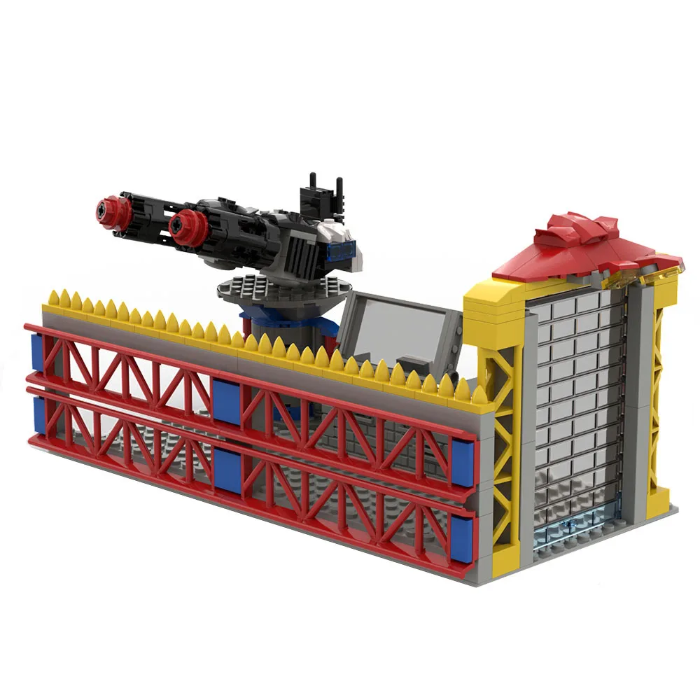 MOC Military Air Defense Base Bricks Toys Blockhouse Battlefield Building Blocks Compatible With LEGO