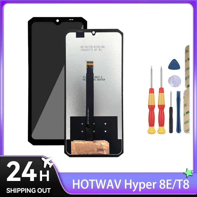 For HOTWAV Hyper 7 Pro/Hyper 7S/Hyper 8 Ultra/Hyper 8E/T8/LCD Display + Touch Screen + Tools image 4