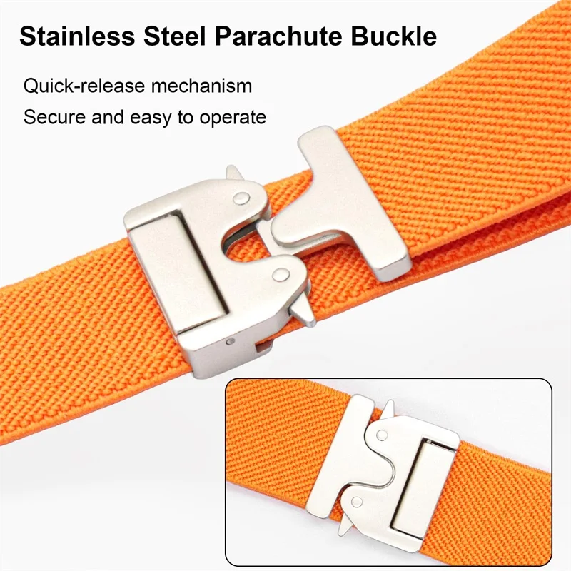 Personalisiertes Nylon-Medizinarmband mit Lasergraviertem Medizinischem Notfall-ID-Tag und Sicherer Fallschirmschnalle – Detail 6