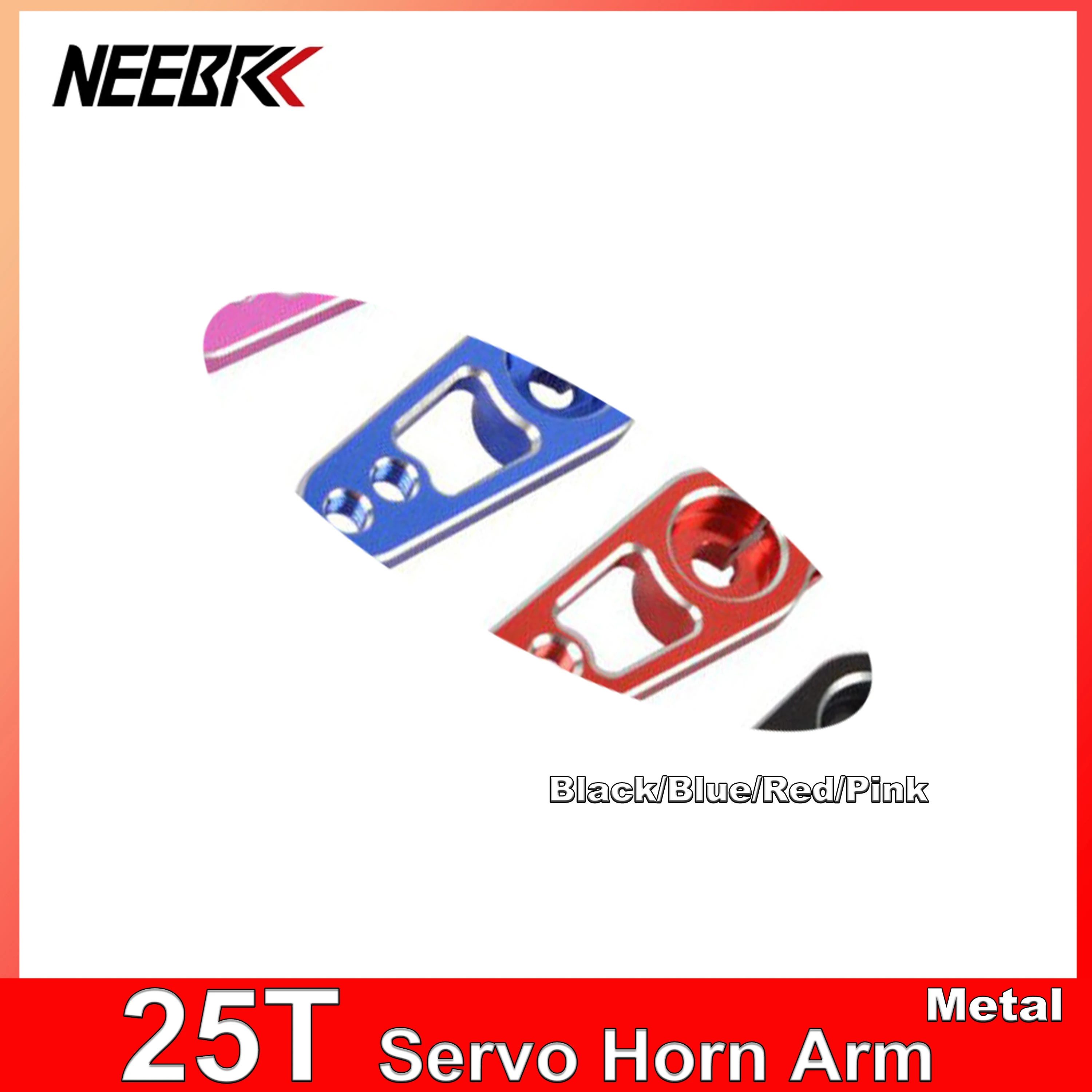 NEEBRC 25T M3 Servo Horn Arm Metal for RC Drift Car Racing Truck Boat Robot Model Accessories Wltoys 12428 MN78 MN82 MN168 WPL