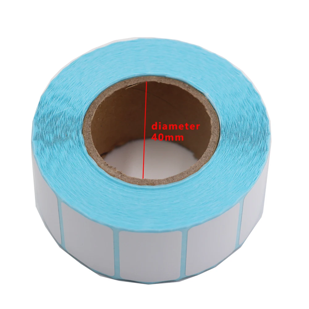 30x20mm Shipping Labels-1200 barcode sticker Per Roll Strongest & THICKEST - Thermal Postage BPA Free, Supermarket Blank Sticker