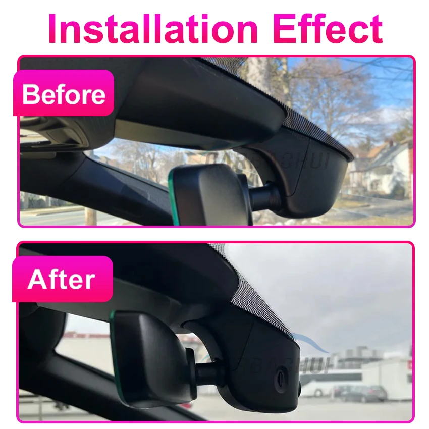 Plug and play Dash Cam For Porsche cayenne Panamera Taycan 911 2018 2019 2020 2021 2022 2023 2024 4K Dashcam Dash Camera for Car