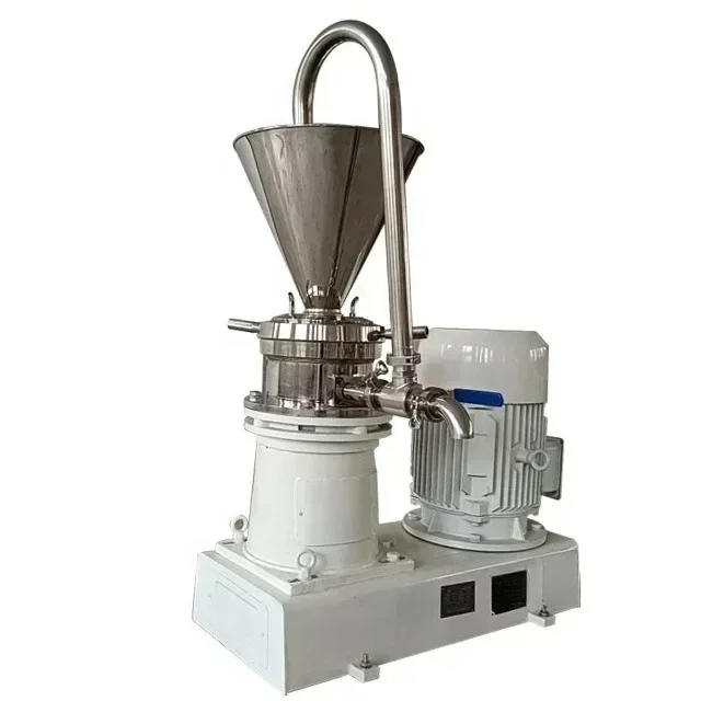 Small cashew almond stainless steel colloid mill vertical split high-speed grinder