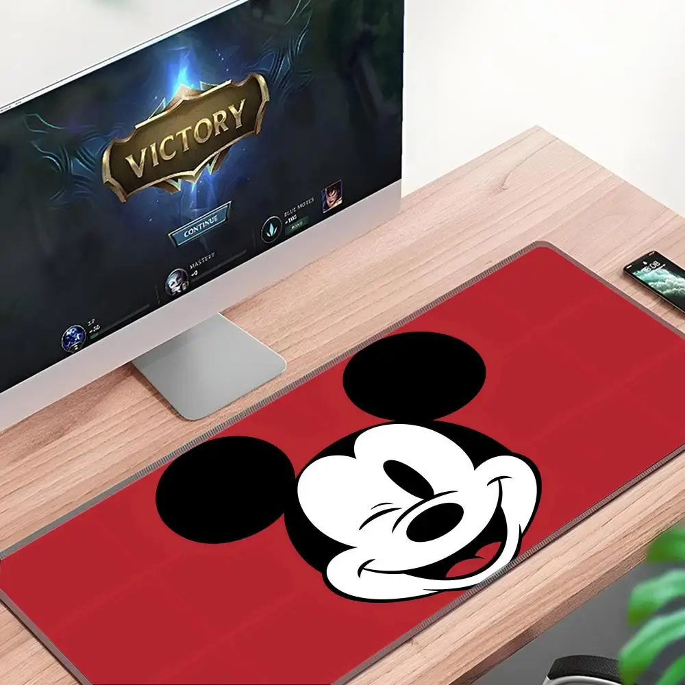 D-Disneys M-Mickey MINISO Mouse Pad Mouse Mat Desk Mat With Pad Gaming Accessories Prime Gaming XXL Keyboard Pad Padding Mat