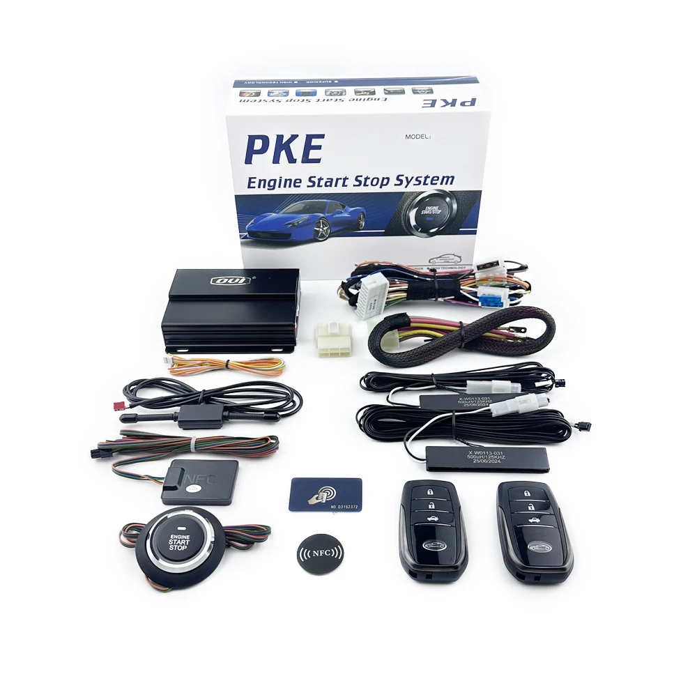 Avviatore remoto con pulsante di sicurezza per allarme auto universale di alta qualità OVI compatibile con il 95% dei modelli di auto