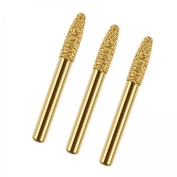 

Diamond Grinding Heads Conical for Metal Emery Polishing Bit Rotary Tool for DIY Crafts and Jewelry Making