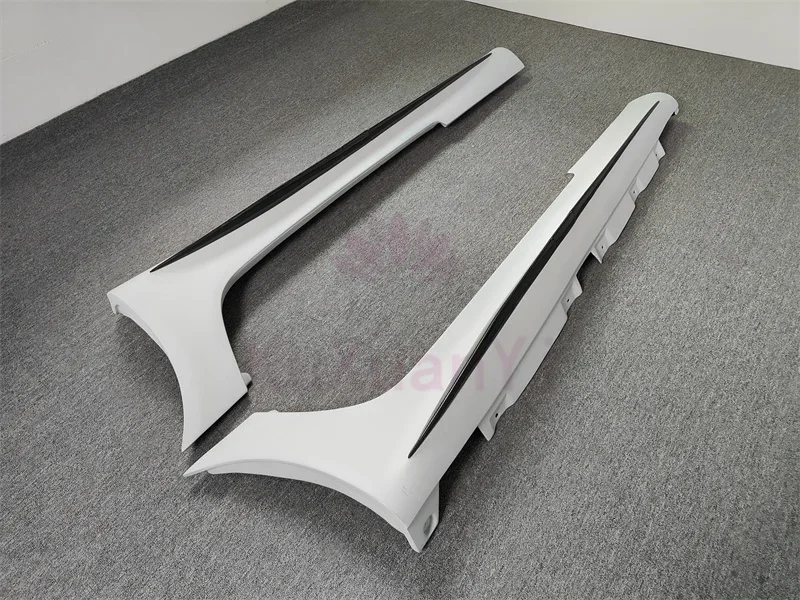 High quality carbon fiber resin primer GTR style side skirts for  AMG GT GTC GTS body kit front bumper