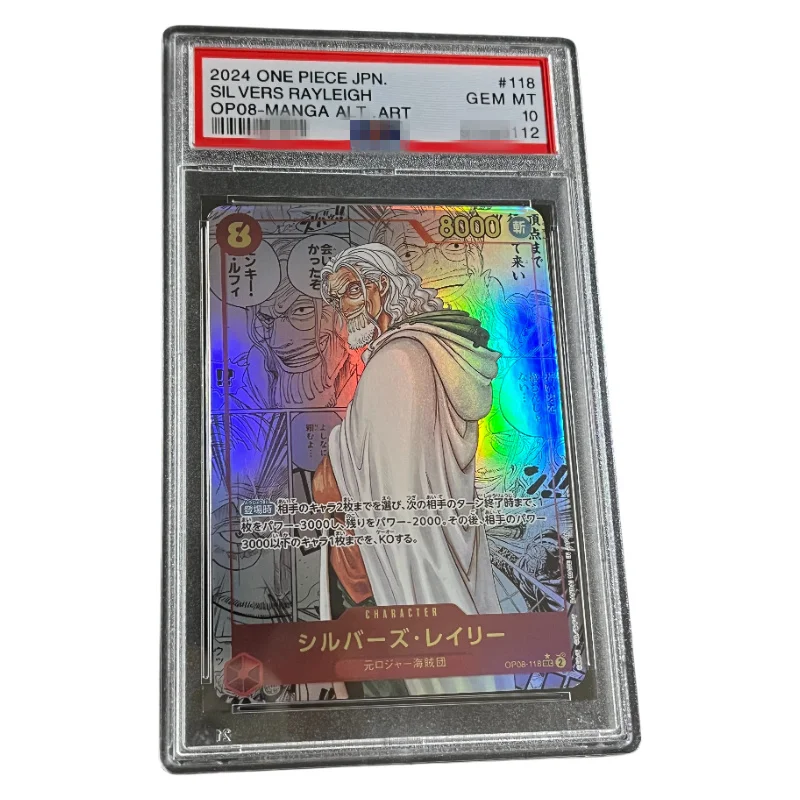 

DIY 2024 ONE PIECE JAPANESE OP08 TWO LEGENDS #118 SILVERS RAYLEIGH MANGA ALTERNATE ART Authentication Grade 10 Collection Cards﻿
