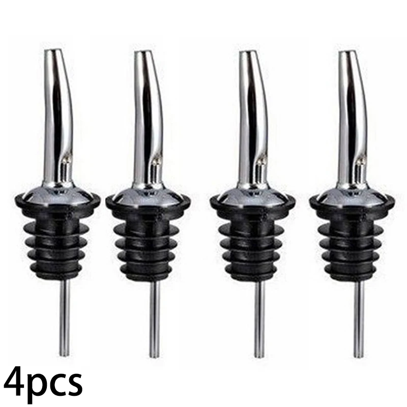 Home Stoppers Tools 4pcs Bar Beverage Cork Drinks Kitchen Liquor Pourer Restaurant Spouts Wine Bottle Convenient