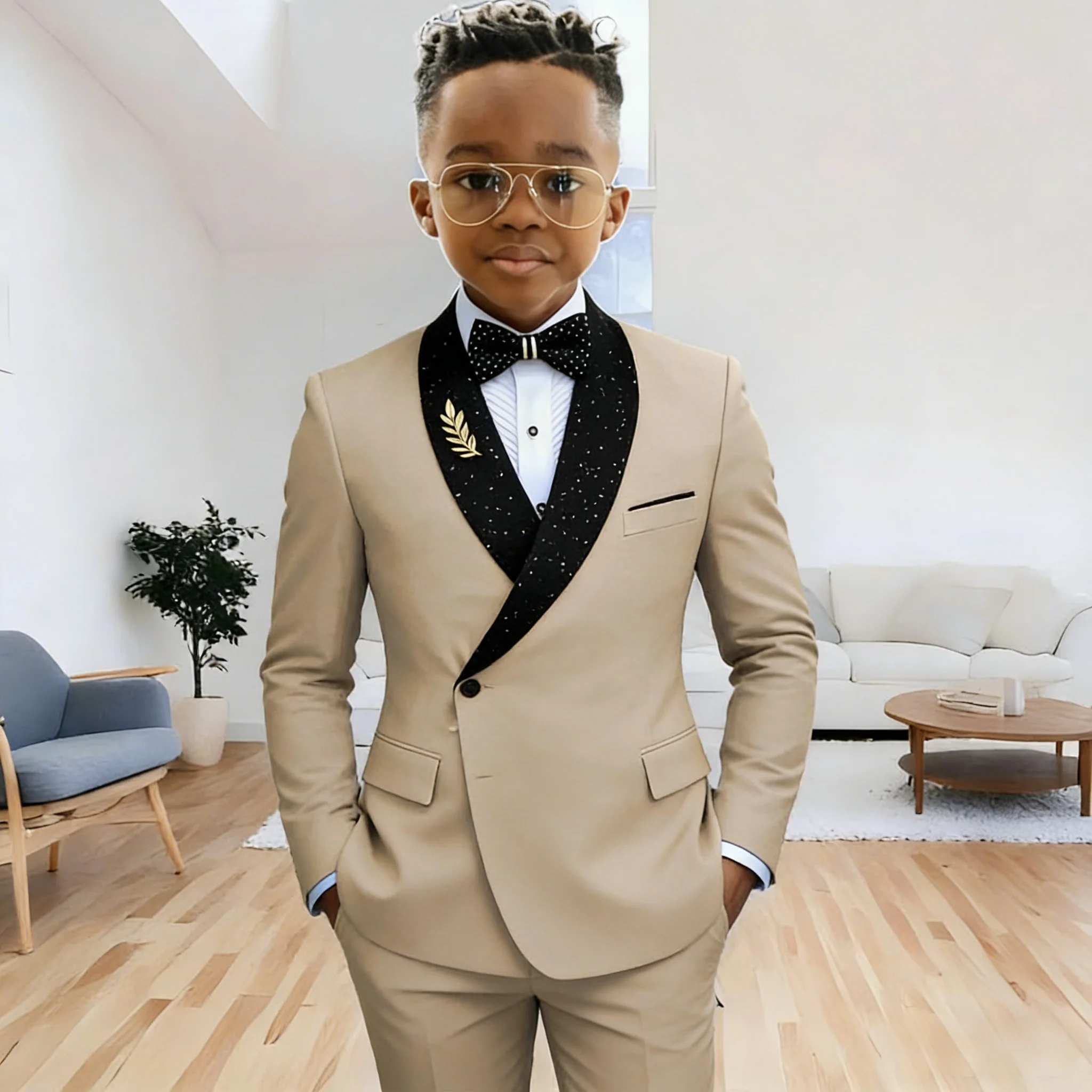 Royal Blue Boys' suit Wedding Dress Double Breasted Jacket Pants Costumes Formal Kids Party Suit 2 Pieces set 2-16 Years Old