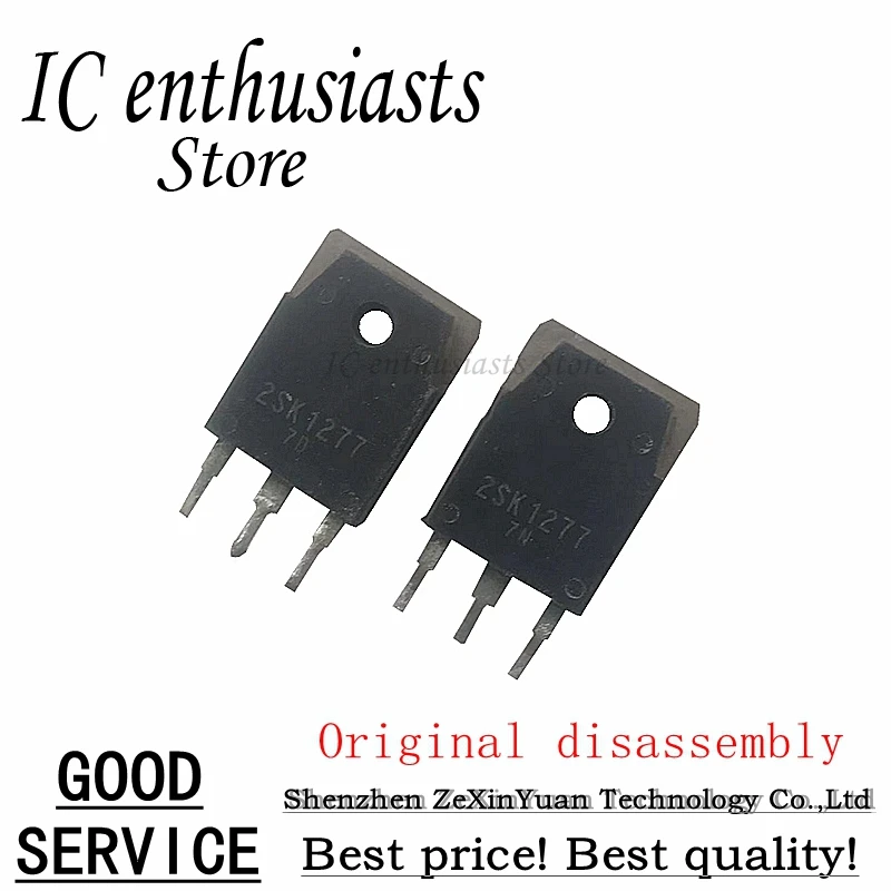 10PCS 2SK1277 K1277 30A 250V  TO-3P Original disassembly