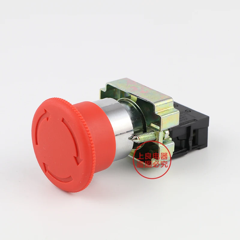 22mm Button Switch XB2-BS542 XB2-BS541 Mushroom Head Emergency Stop Self-locking Switch