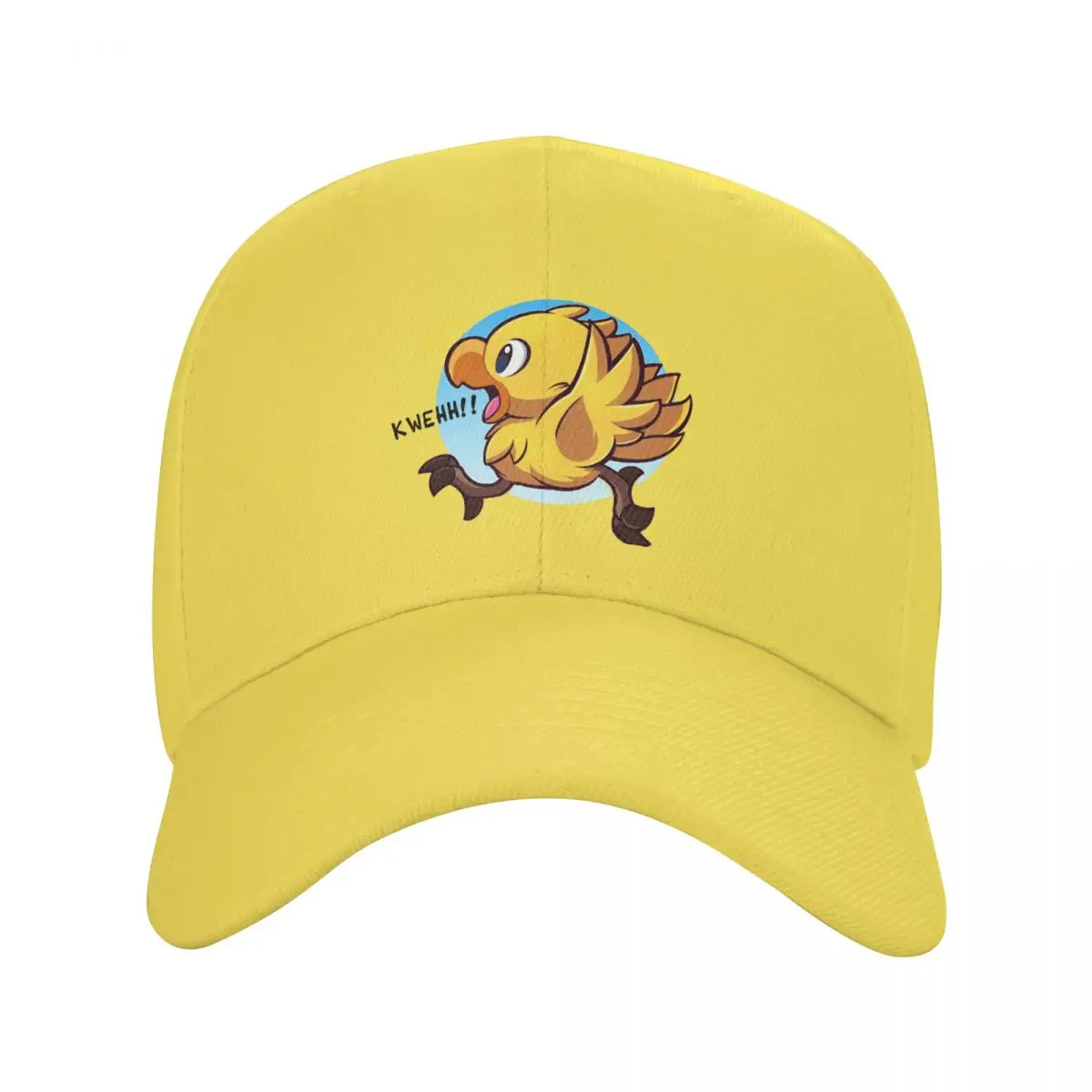 Chocobo Yellow Bird Adventure Baseball Cap Adult Final Fantasy Science Game Adjustable Dad Hat Women Men Sports Snapback Hats