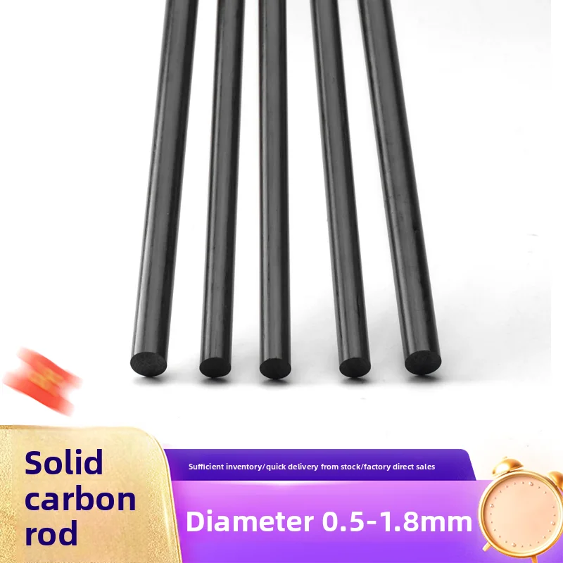 

2pcs black glass fiber Rod 8mm/8.5mm/9.5mm/10mm/12mm/12.7mm/15mm/16mm/20mm/25mm Fiberglass rod Lenght 500mm