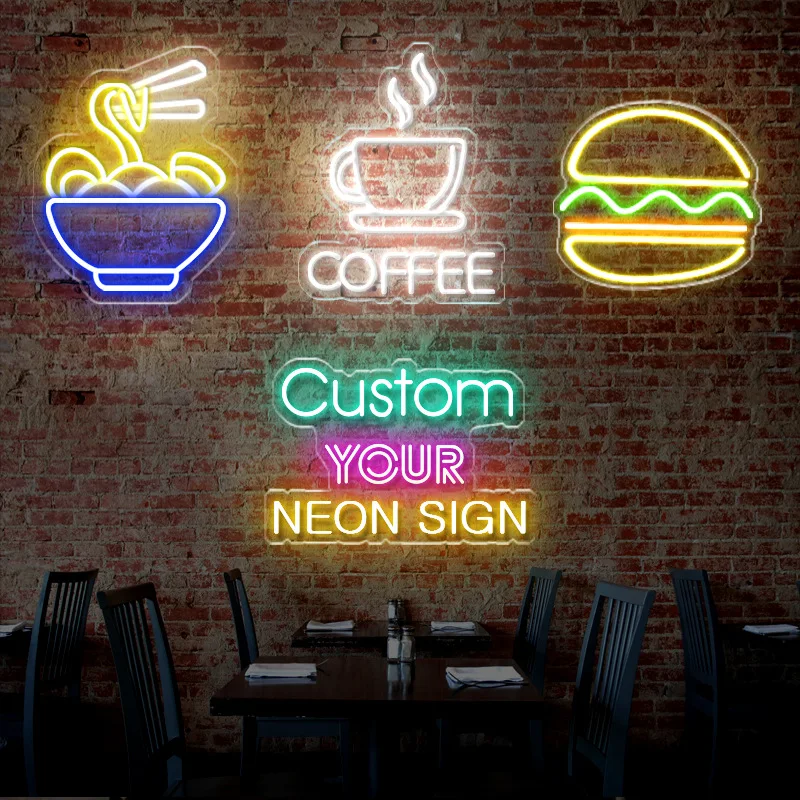 Custom Name Neon Sign Personalized Birthday Gifts Decoration Bedroom Wall LED Neon Lamp Your Text Business Logo Night Light