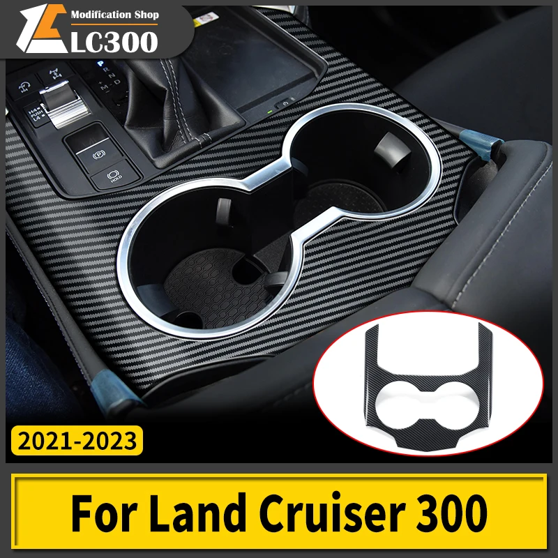 For Toyota Land Cruiser 300 2021 2022 2025 Center Console Water Cup Decoration Protective LC300 Interior Accessories Tuning