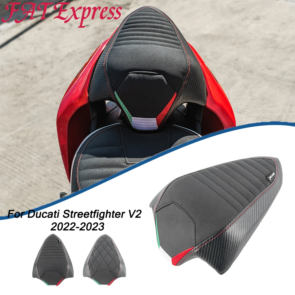 

For Ducati Streetfighter V2 2022-2023 Rear Passenger Seat Pillion Cover Cushion Pads Solo Fairing Cowling Motorcycle Accessories