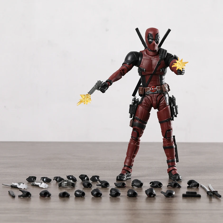 

Экшн-фигурка SHF Deadpool 2, подвижные шарниры, настольное украшение, Коллекционная модель из ПВХ, игрушка